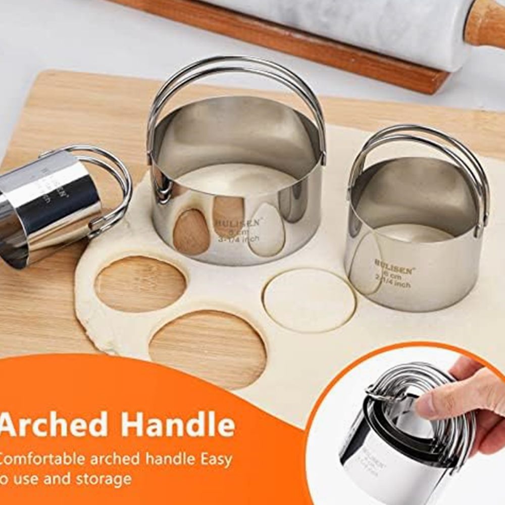 Baking Set: Biscuit Cutters, Pastry Scraper & Dough Blender — photo 5 of 7