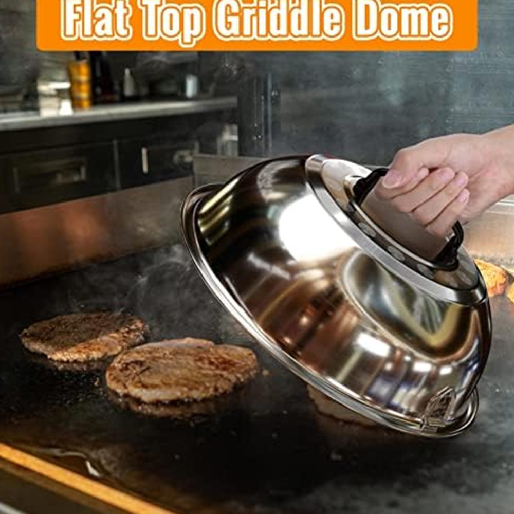 Burger Press & Melting Dome Set, 8.5-inch — photo 4 of 6