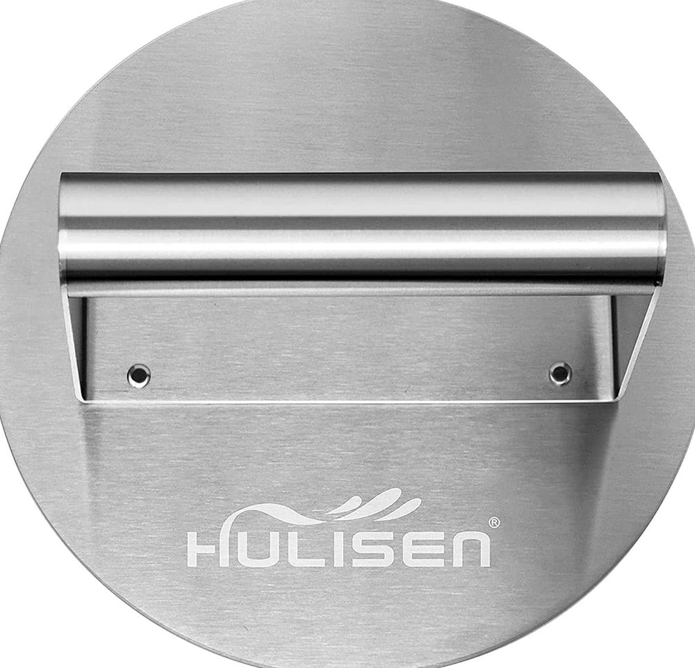 Stainless Burger Press, 6.2-inch Round