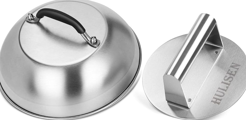 Cheese Melting Dome & Burger Press Set