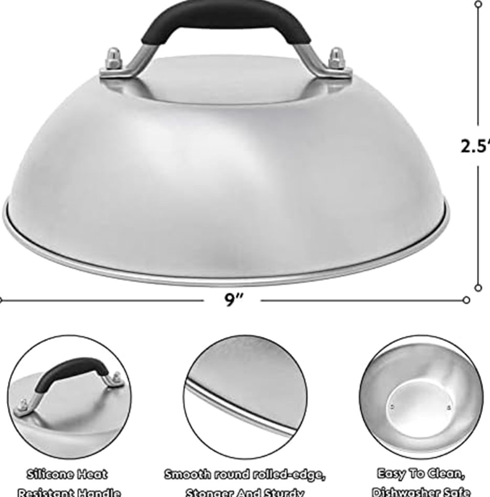 Cheese Melting Dome & Burger Press Set — photo 3 of 6