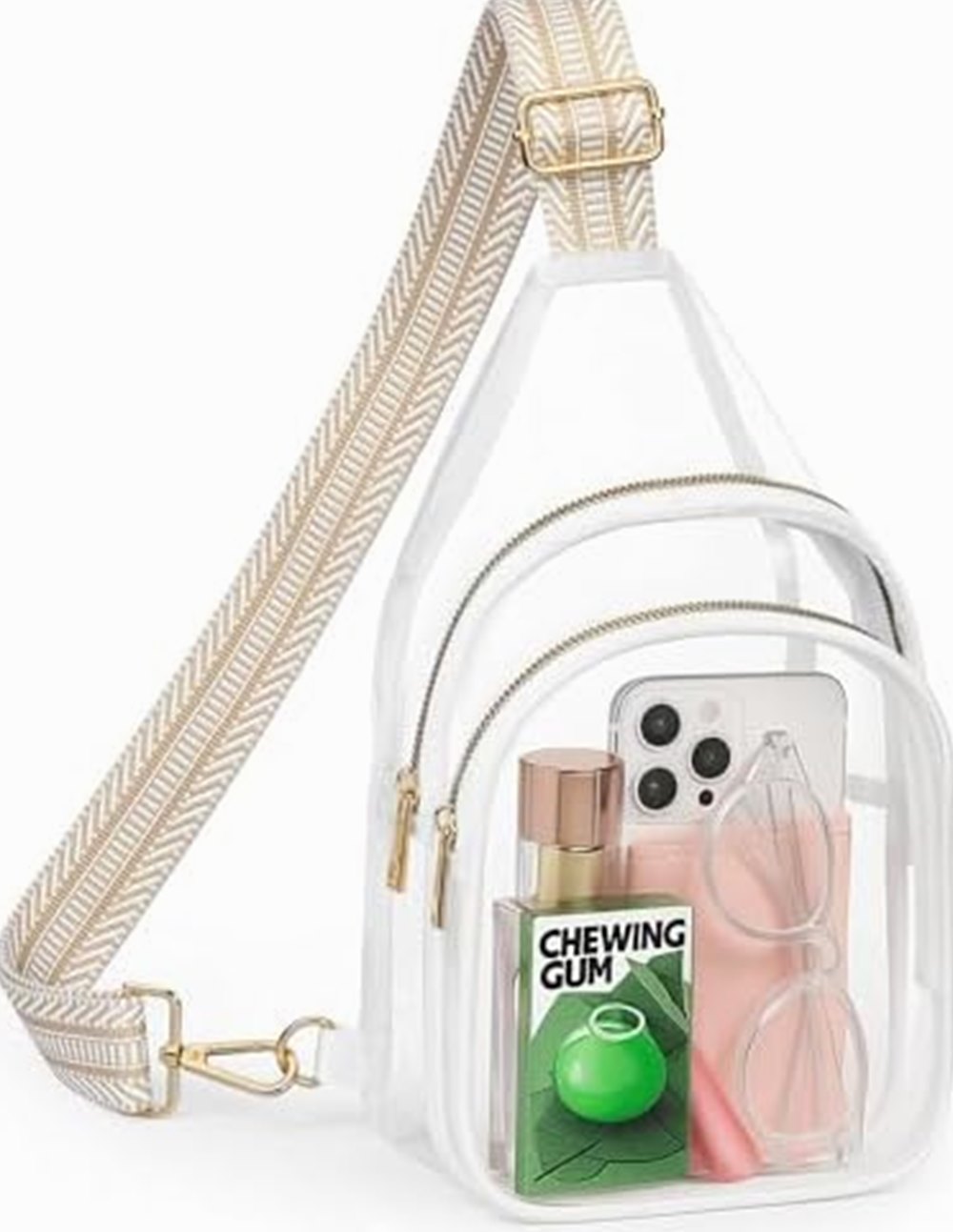Clear Crossbody Purse, Stadium Approved — photo 2 of 7