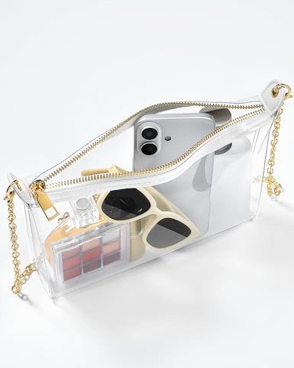 Clear Crossbody Purse, Zip Top — photo 6 of 6