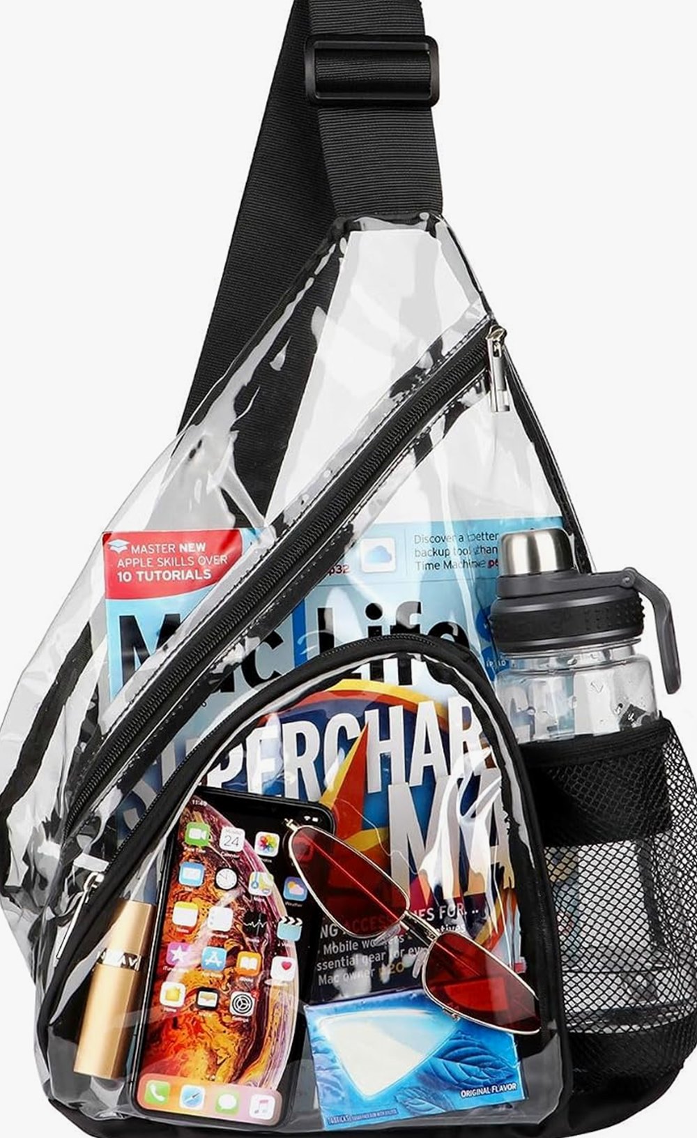 Clear Sling Bag, Stadium Approved