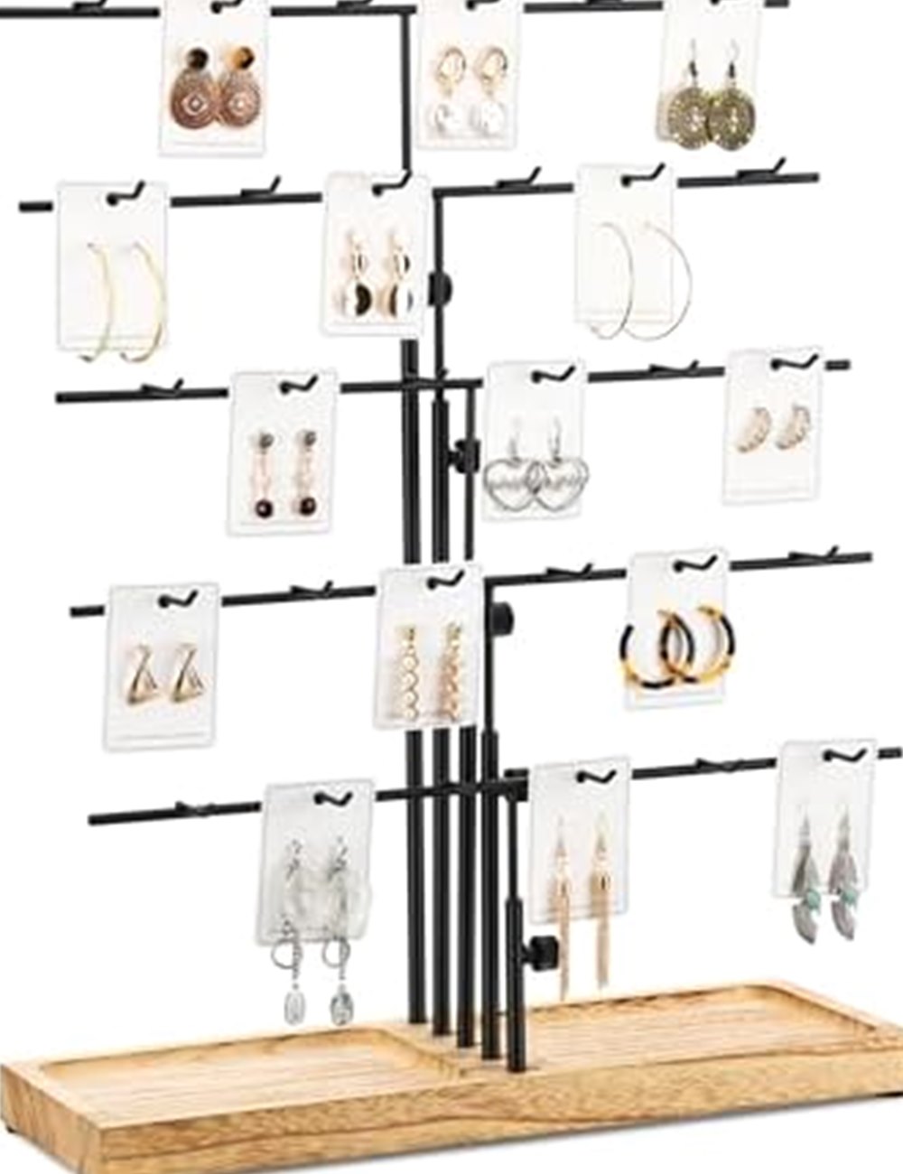 Earring Display Stand, Adjustable 30 Hooks — photo 2 of 6