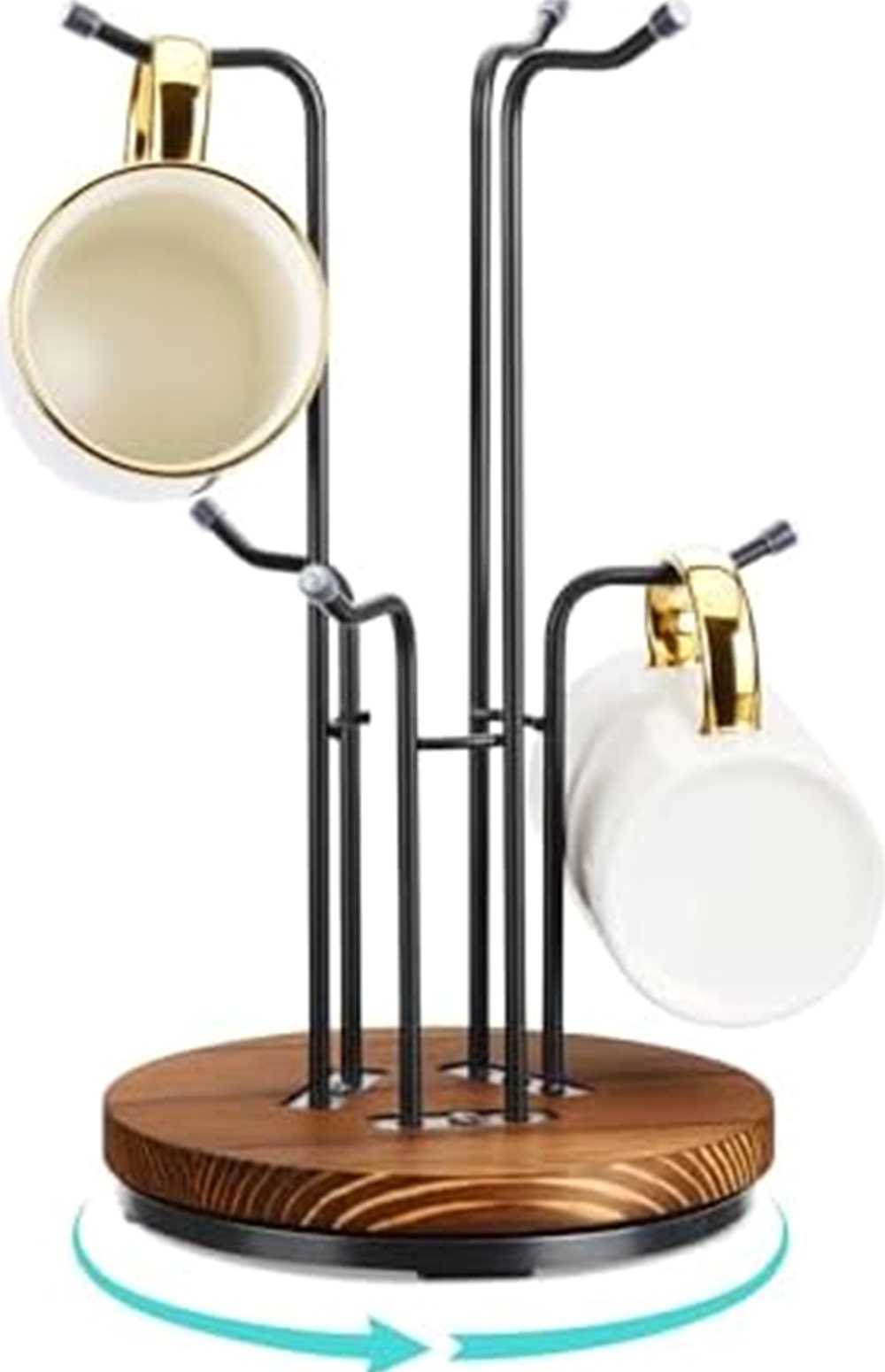360° Rotating Mug Tree, 6 Hooks — photo 2 of 6