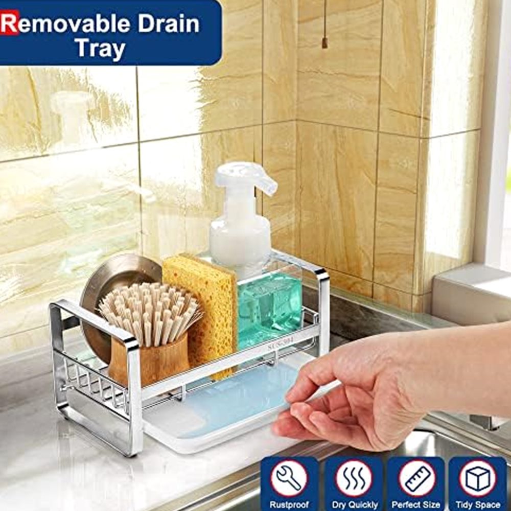 Sink Caddy, 304 Stainless with Drain Tray — photo 4 of 6