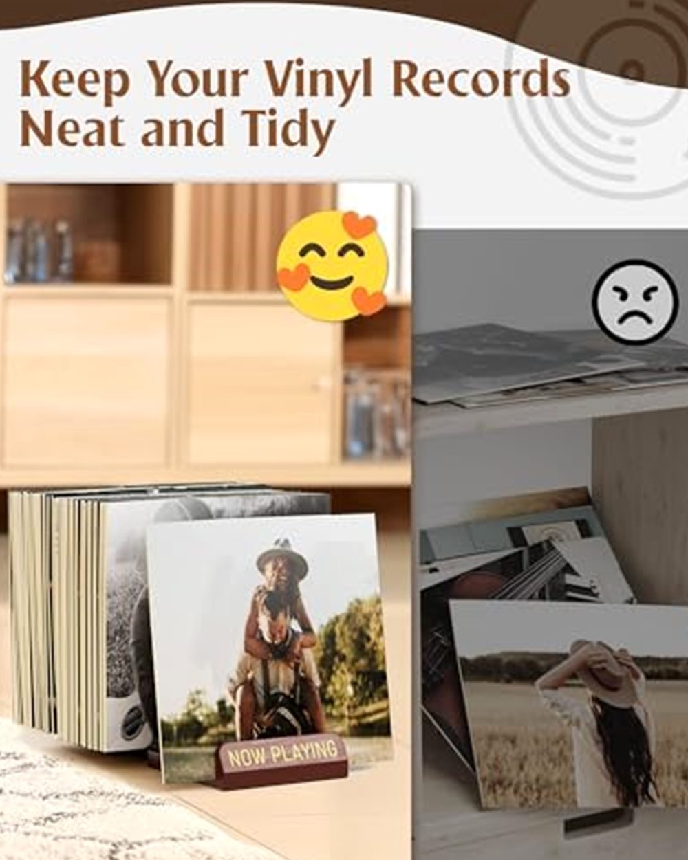 Expandable Vinyl Record Storage, 30–70 LPs — photo 7 of 7
