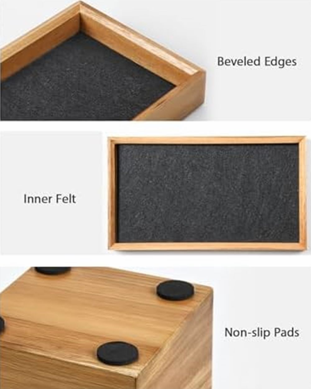 Wooden Desk Organizer Tray & Pen Holder — photo 4 of 6